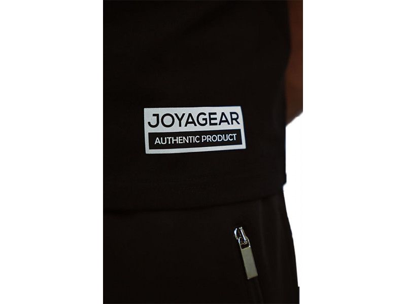 Joyagear "Evolution" Baumwollshirt – Schwarz/Weiß