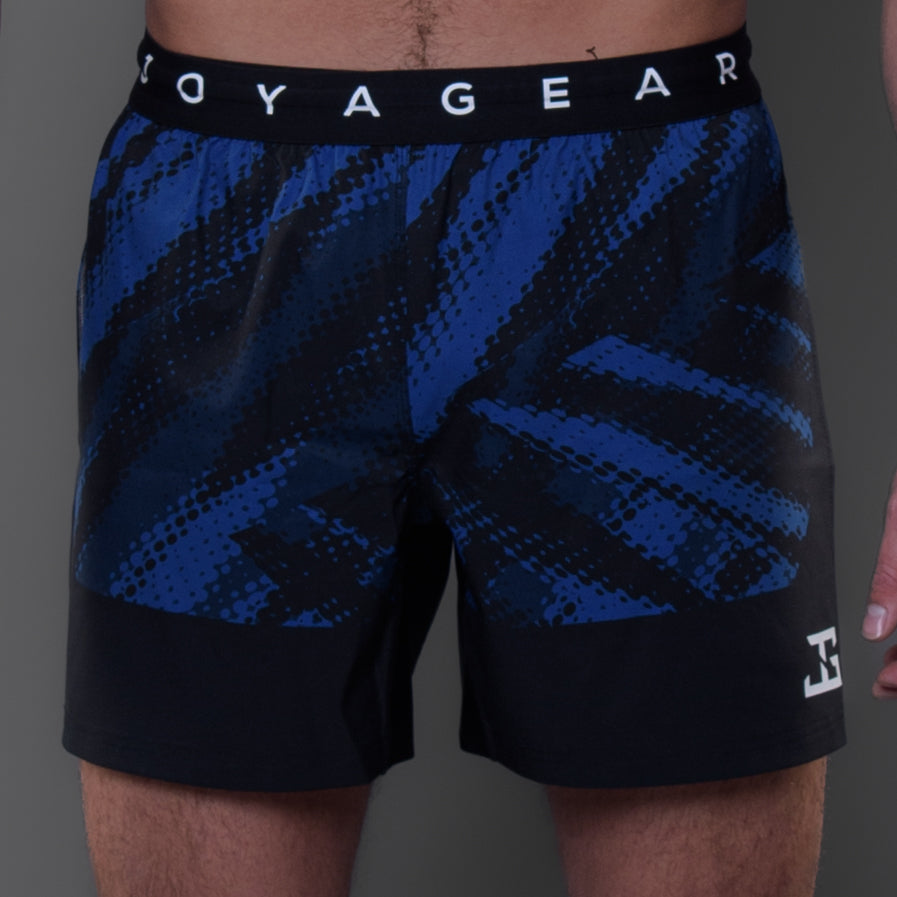 Joyagear Elite High Split MMA Short  Blau