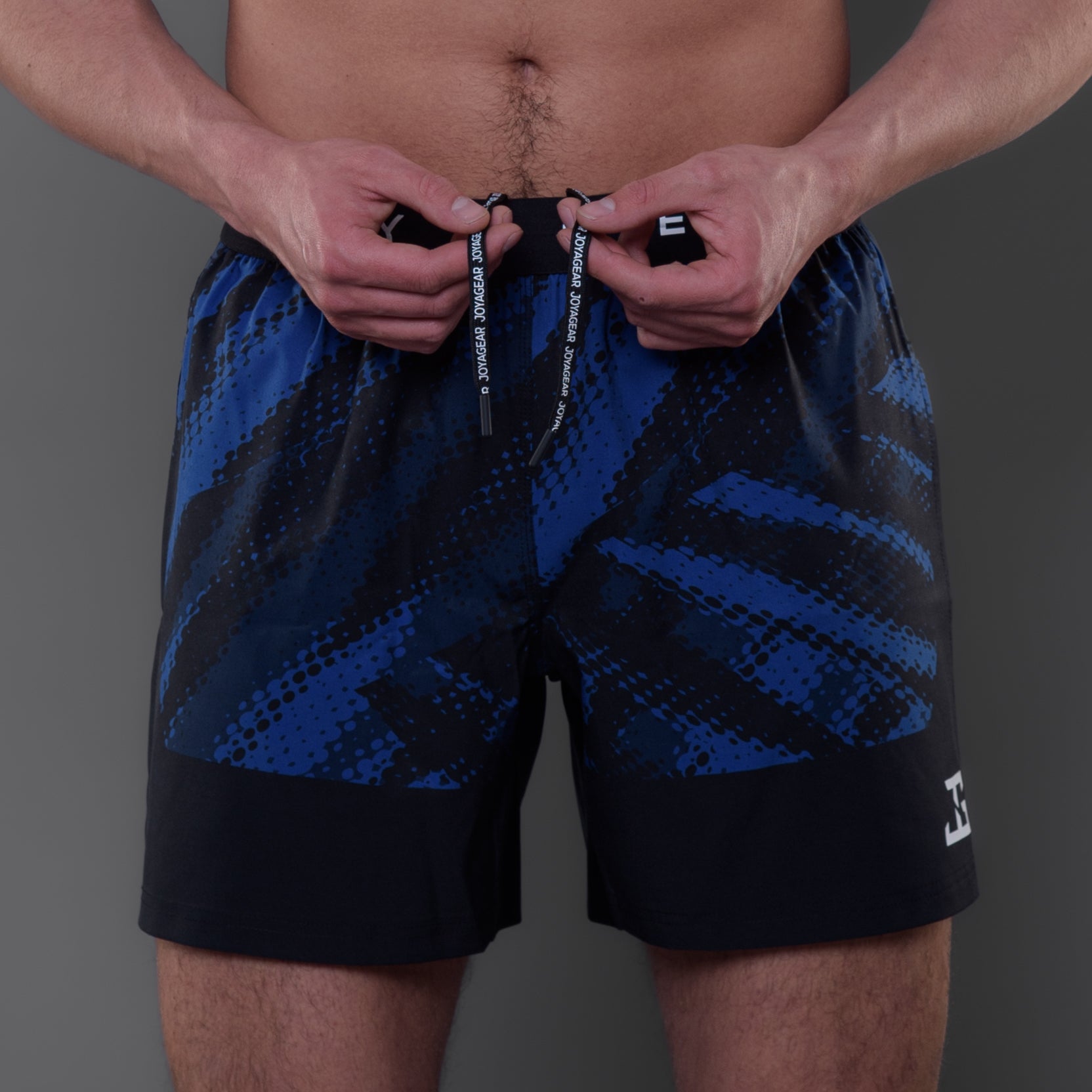 Joyagear Elite High Split MMA Short  Blau