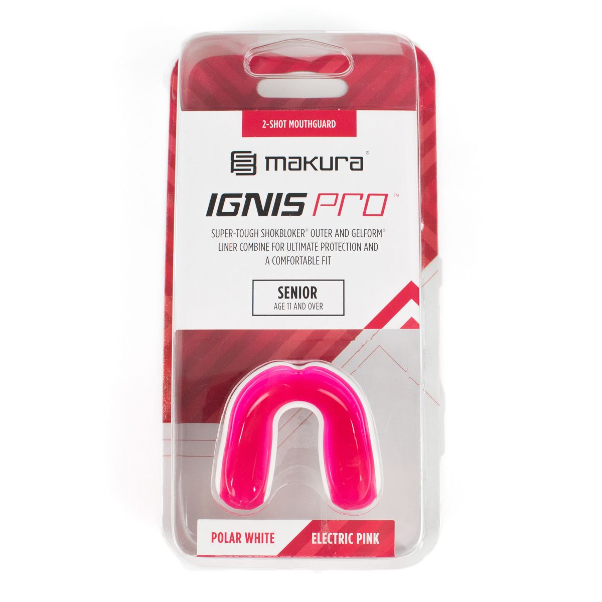 Makura Zahnschutz Ignes Pro Polar White / Electric Pink