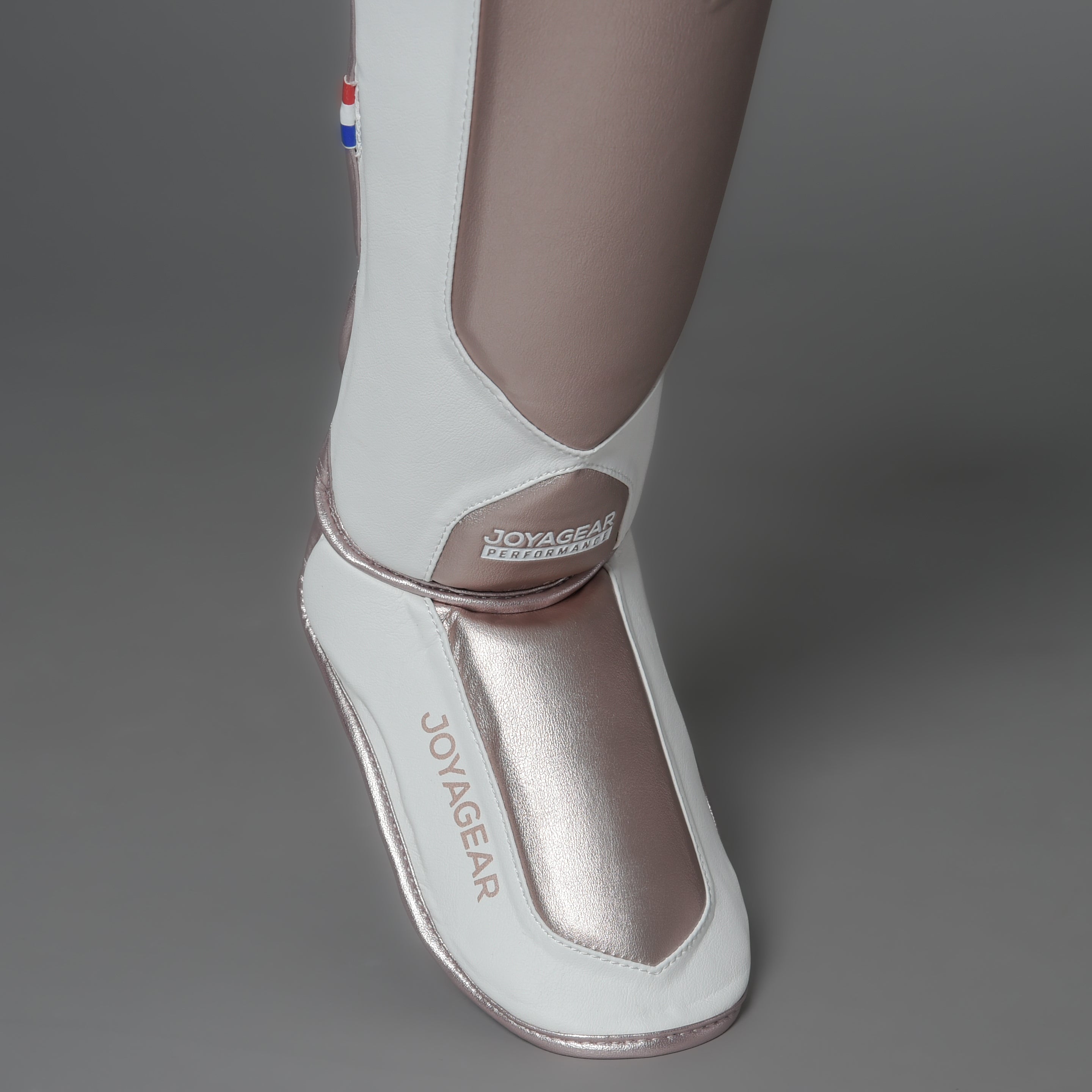 Joyagear Performance Schienbeinschoner Roségold/Weiß